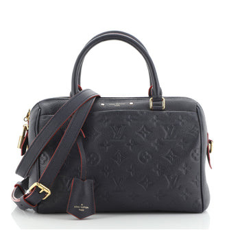 Louis Vuitton Speedy Bandoulière 25 Monogram Empreinte Leather - Women -  Handbags M46136 Cognac - $2,981.00 