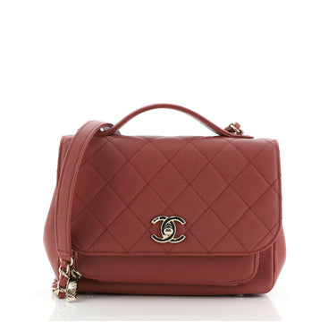 Chanel Business Affinity Flap Bag Quilted Caviar Small
