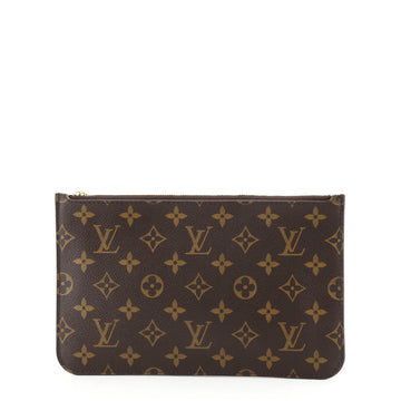Louis Vuitton Neverfull Pochette Monogram Canvas Large
