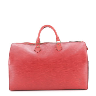 Louis Vuitton Speedy Handbag Epi Leather 40 Red 6287963
