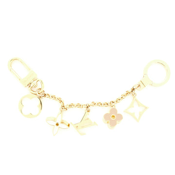 Louis Vuitton Fleur de Monogram Bag Charm and Key Holder Resin and Brass