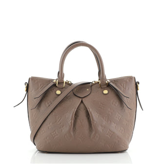 Louis Vuitton Mazarine Handbag Monogram Empreinte Leather PM Brown 6288053