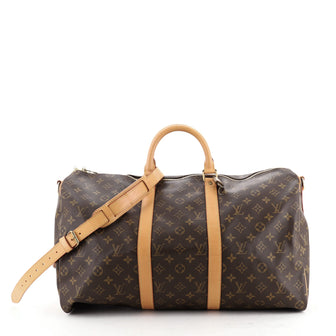 Louis Vuitton Keepall Bandouliere Bag Monogram Canvas 50