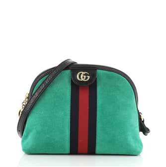 Gucci Ophidia Dome Shoulder Bag Suede Small