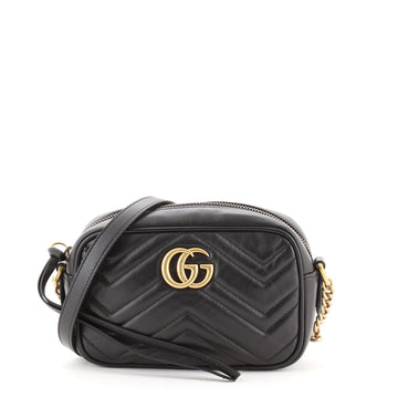 Gucci GG Marmont Shoulder Bag Matelasse Leather Mini