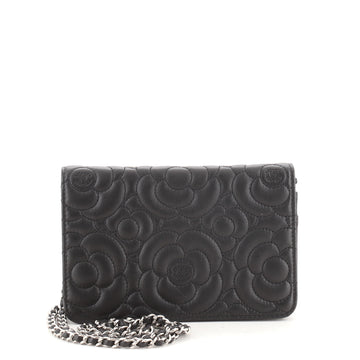 Chanel Wallet on Chain Camellia Caviar