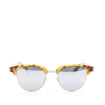 Saint Laurent Slim Wayfarer Sunglasses Tortoise Acetate