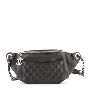 Chanel Bi Classic Waist Bag Quilted Lambskin
