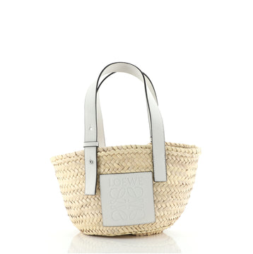 Loewe Basket Tote Woven Raffia Small