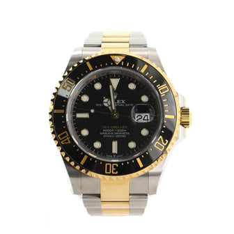 Oyster Perpetual Sea-Dweller Automatic Watch Ceramic and Stainless Steel and Yellow Gold 40