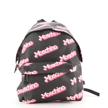 Moschino Barbie Logo Backpack Printed PVC