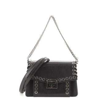 Givenchy GV3 Flap Bag Grommet Embellished Leather Small