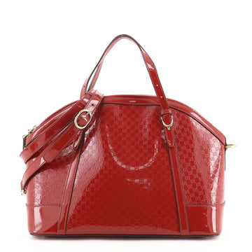Gucci Nice Top Handle Bag Microguccissima Patent Medium