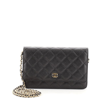 Chanel Wallet on Chain Quilted Caviar