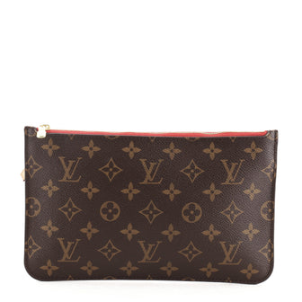 Louis Vuitton Neverfull Pochette Monogram Canvas Large