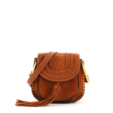 Chloe Hudson Handbag Whipstitch Suede Small