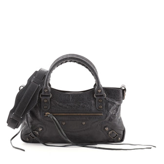 Balenciaga First Classic Studs Bag Leather