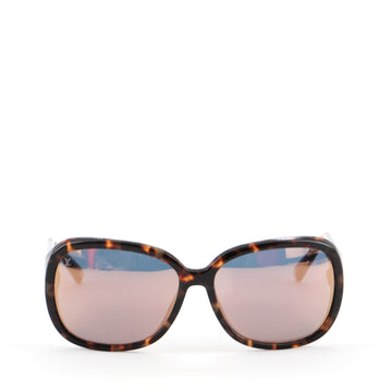 Louis Vuitton Obsession GM Round Sunglasses Tortoise Acetate