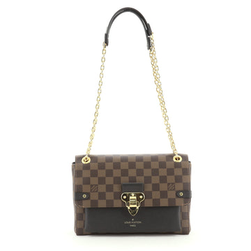 Louis Vuitton Vavin Handbag Damier with Leather PM