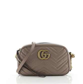 Gucci GG Marmont Shoulder Bag Matelasse Leather Small