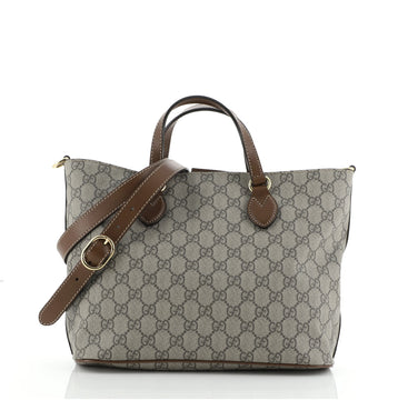 Gucci Convertible Soft Tote GG Coated Canvas Medium