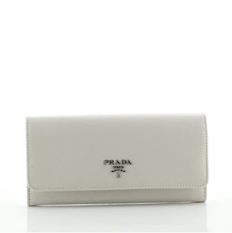 Prada Flap Wallet Saffiano Leather Long