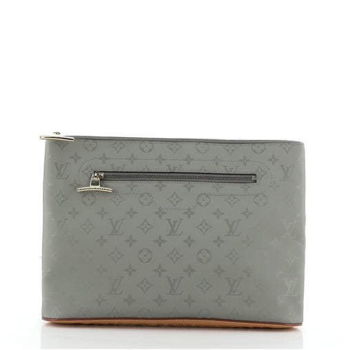 Louis Vuitton グレー ケース Louis Vuitton Pochette Cosmos Limited Edition Titanium Monogram