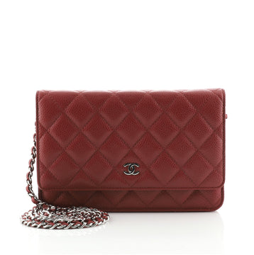 Chanel Wallet on Chain Quilted Caviar