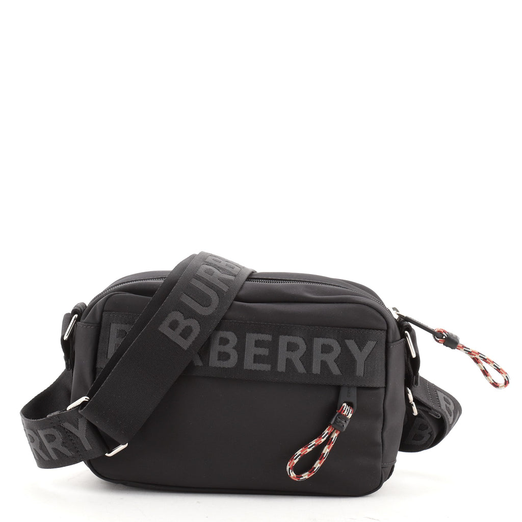 Burberry logo detail nylon crossbody bag Clearance