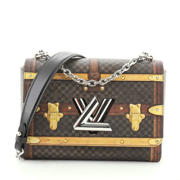 Louis Vuitton Twist Handbag Limited Edition Damier Time Trunk MM