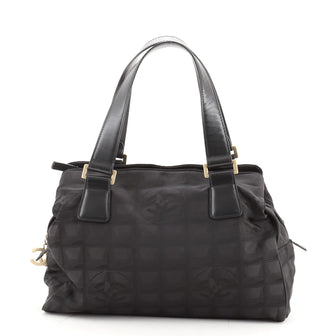 Chanel Travel Line Top Handle Bag Nylon Medium