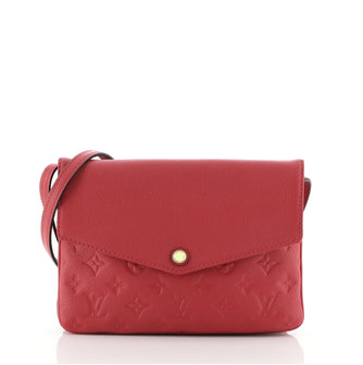 Louis Vuitton Twice Handbag Monogram Empreinte Leather