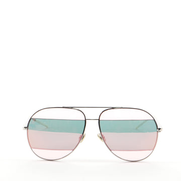 Christian Dior Split Aviator 2 Sunglasses Metal