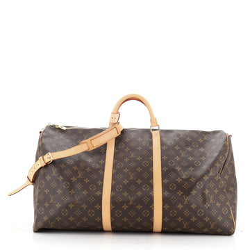 Louis Vuitton Keepall Bandouliere Bag Monogram Canvas 60