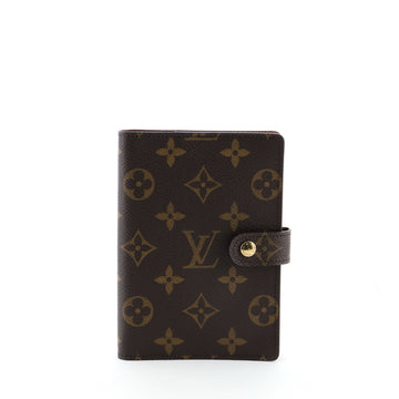 Louis Vuitton Ring Agenda Cover Monogram Canvas PM