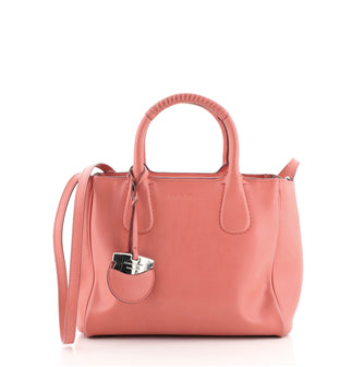 Salvatore Ferragamo Royal Double Convertible Tote Leather Mini