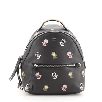 Fendi By The Way Backpack Embroidered Leather Mini