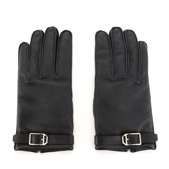 Hermes Buckle Gloves Leather