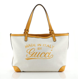 Gucci Craft Tote Canvas Medium