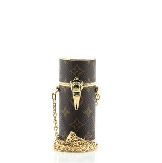 Louis Vuitton Lipstick Case on Chain Monogram Canvas