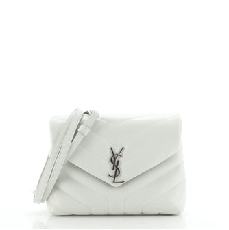 Saint Laurent LouLou Shoulder Bag Matelasse Chevron Leather Toy