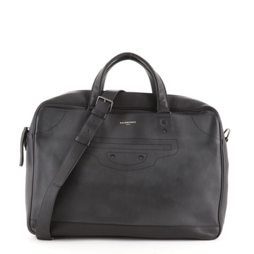 Balenciaga Blackout City Briefcase Leather