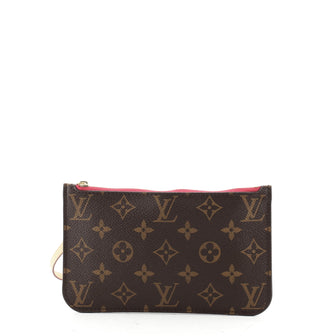 Louis Vuitton Neverfull Pochette Monogram Canvas Small