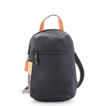 Prada Zip Sling Backpack Nylon Small