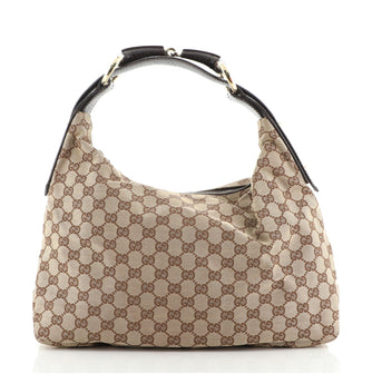 Gucci Horsebit Hobo GG Canvas Medium