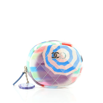 Chanel Classic Round Coin Purse Printed Patent