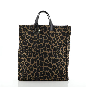 Fendi Chef Shopper Tote Printed Canvas Large