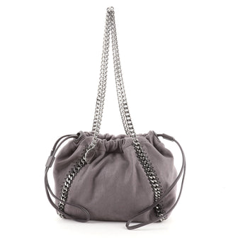Stella McCartney Falabella Drawstring Tote Shaggy Deer Small