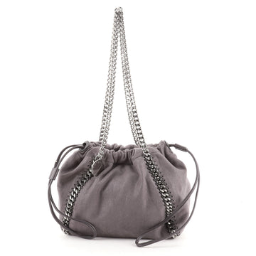 Stella McCartney Falabella Drawstring Tote Shaggy Deer Small