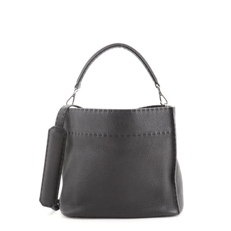 Fendi Selleria Anna Bucket Bag Leather Small